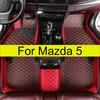 Автомобильные коврики для mazda 5 2008 2009 2010 2011 2012 2013 автомобильные подкладки под ноги автомобильный ковровый чехол