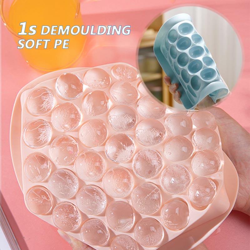 33 Ice Boll Хоккейная полиэтиленовая форма для замороженного виски Мяч для мороженого Поднос для кубиков льда Коробка для изготовления леденцов Подарки Кухонные инструменты Аксессуары