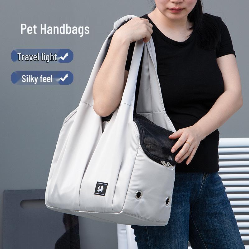 Portable Cat & Dog Carrier: Breathable, Large-Capacity Handbag/Backpack