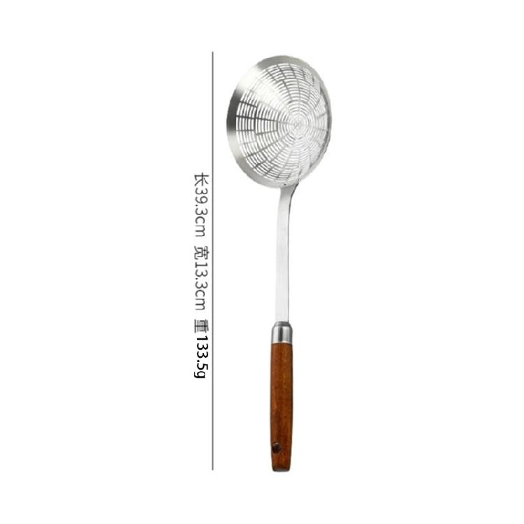 Практичная шумовка Стальная шумовка для слива и жарки Кухонная утварь