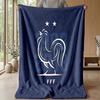 France national football team Theme blanket Soft Flannel Blanket Plush Throw Blanket Cozy Sofa Bed Blanket for Home Decor