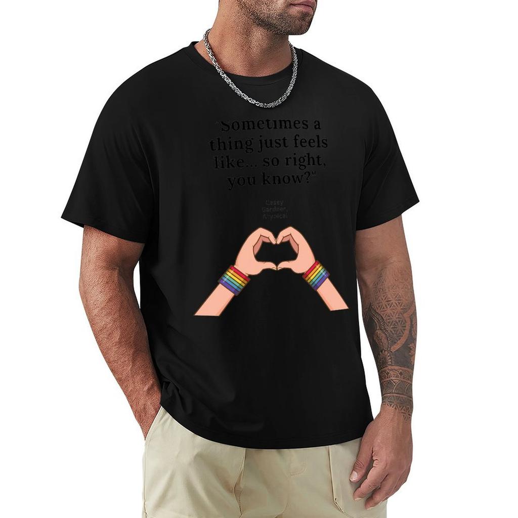 Casey Gardner Atypical quote TShirt Casual Basic Short Sleeve TShirt
