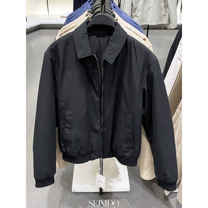 Cabinet 549! Autumn and Winter Men's Loose-Fitting Lapel Padded Jacket 3918500 800 Cotton Coat 3918/500