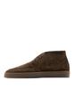 Massimo Dutti Split Suede Stitch Detail Bootie Shoes