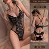 Erotic Underwear, Sexy Lace Seductive Jumpsuit, Women's See-through Uniform, no-Take Pajama Supplies Set 8797