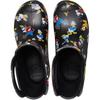 Crocs Микки и друзья Износостойкие и водонепроницаемые детские ботинки Черные детские