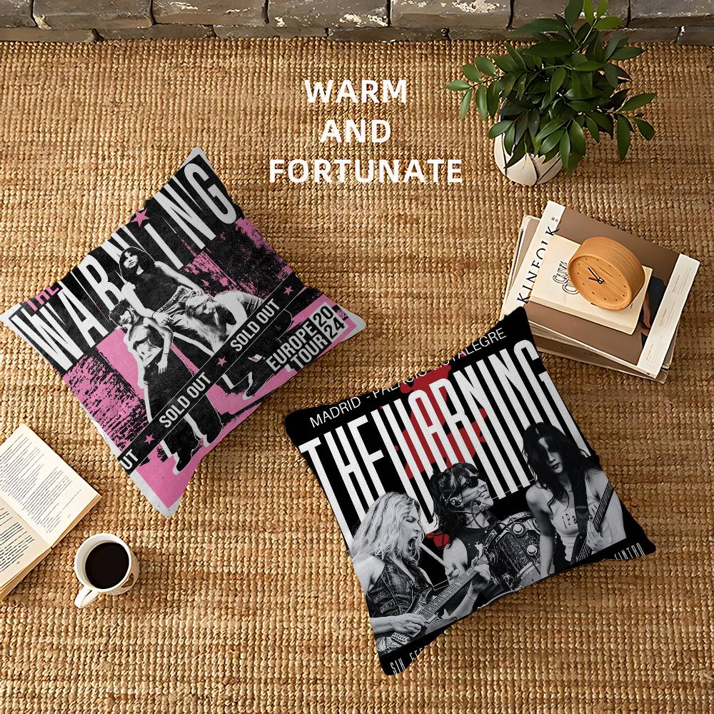 Rock Band The W-Warning Cushion Cover Polyester Sofa Cushions Decorative Throw Pillows Home Decoration Pillowcover