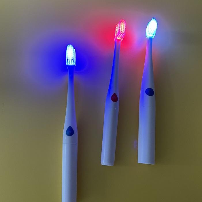 Red LED Anti-sensitive Toothbrush Use with HAP Desensitizing Toothpaste Infrared LED Light Teeth Brush
