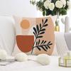Nordic Abstract Pillow Sofa Pillow Cover Modern Simple Short Plush Printed Pillow Cover Cushion