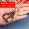 Покрытие из нержавеющей стали, бытовые ножницы для резки бумаги, швейные ножницы для рукоделия, портной, ткань, инструмент «сделай сам»