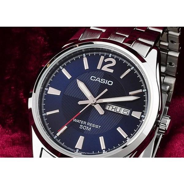 Casio Мужские металлические часы MTP-1335D