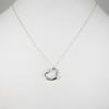 [Used] TIFFANY 925 Diamond Open Heart Pendant/Necklace [g339-67]