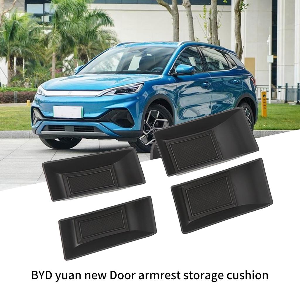 Car Styling For Atto 3 BYD Yuan Plus 2022 2023 Front/Back Door Handle Armrest Storage Box Stowing