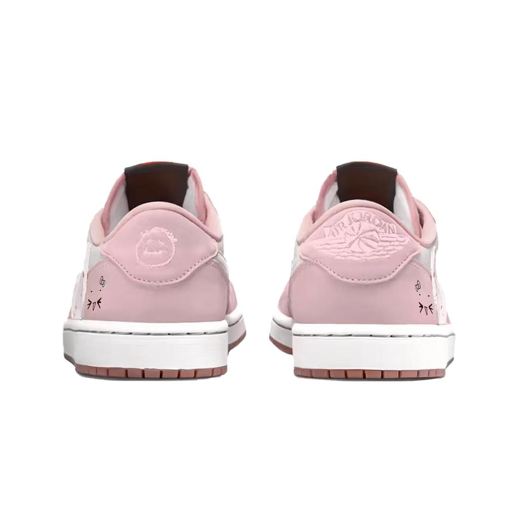 Travis Scott x Jordan Air Jordan 1 Travis Scott X AJ1 Low Коллаборация Пара DZ4137-700(Команда1677- )
