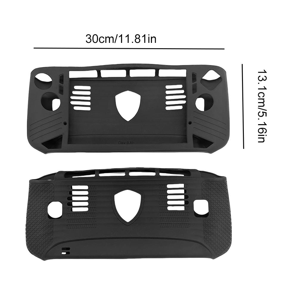 Для портативной консоли MSI Claw 8AI Силиконовый чехол Ударопрочный защитный чехол Рукав Противоударный Мягкий чехол-накладка Чехол-протектор
