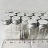 60/100 PCS 8ml Tiny Glass Bottles with Silver Screw Caps 22×40mm Small Empty Jars DIY Crafts Decorative Vials Transparent Bottle