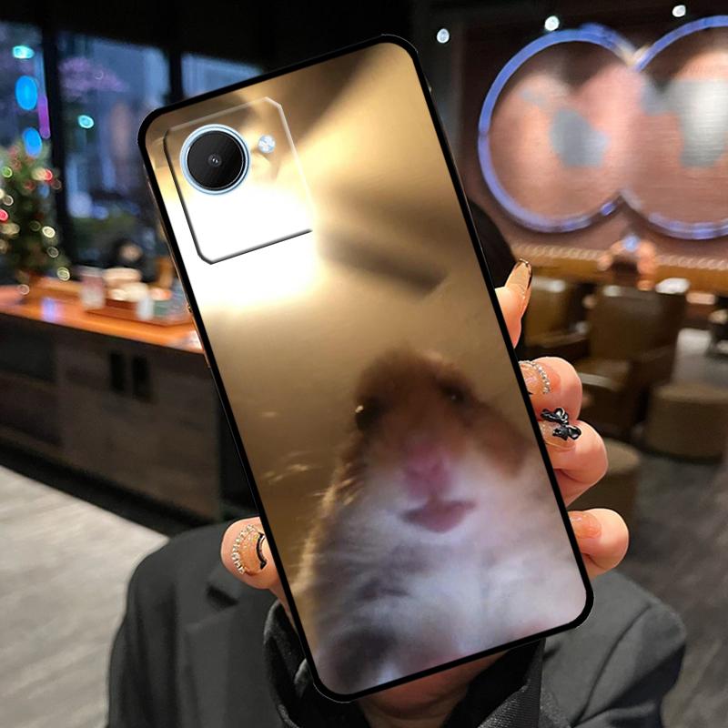 Cute Lovely Pet Hamster Case For Realme 14 Pro Plus 13 12 11 15 GT6 GT7 Pro C55 C51 C35 C53 C61 C65 C67 C63 C71 C75