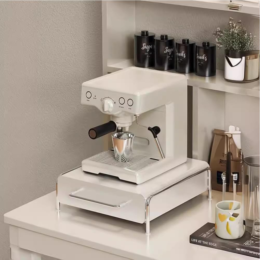 Ящик для хранения капсул HEEOREV, держатель для кофейных капсул, металлический ящик для хранения капсул, держатель для 1 ящика, пыленепроницаемый, легко чистится, идеально подходит для небольших