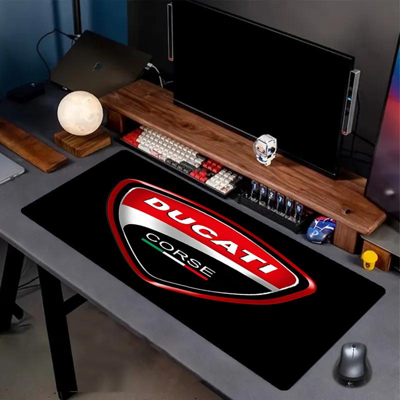 Ducati motorcycle Print Mouse Pad, Anti‑Slip Desktop keyboard Mat, for PC Laptop Gaming Working Daily Use, Cool Festival Birthday Gift