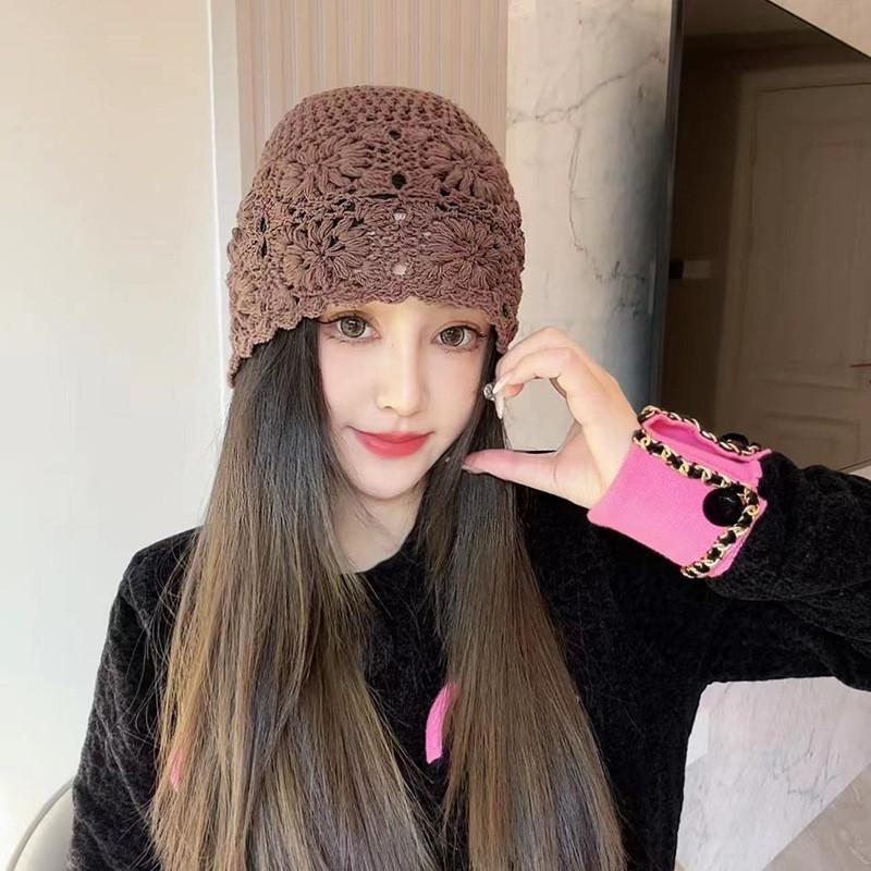 Knit Hat For Women With Breathable Tactile Texture For Autumn Fashion Style