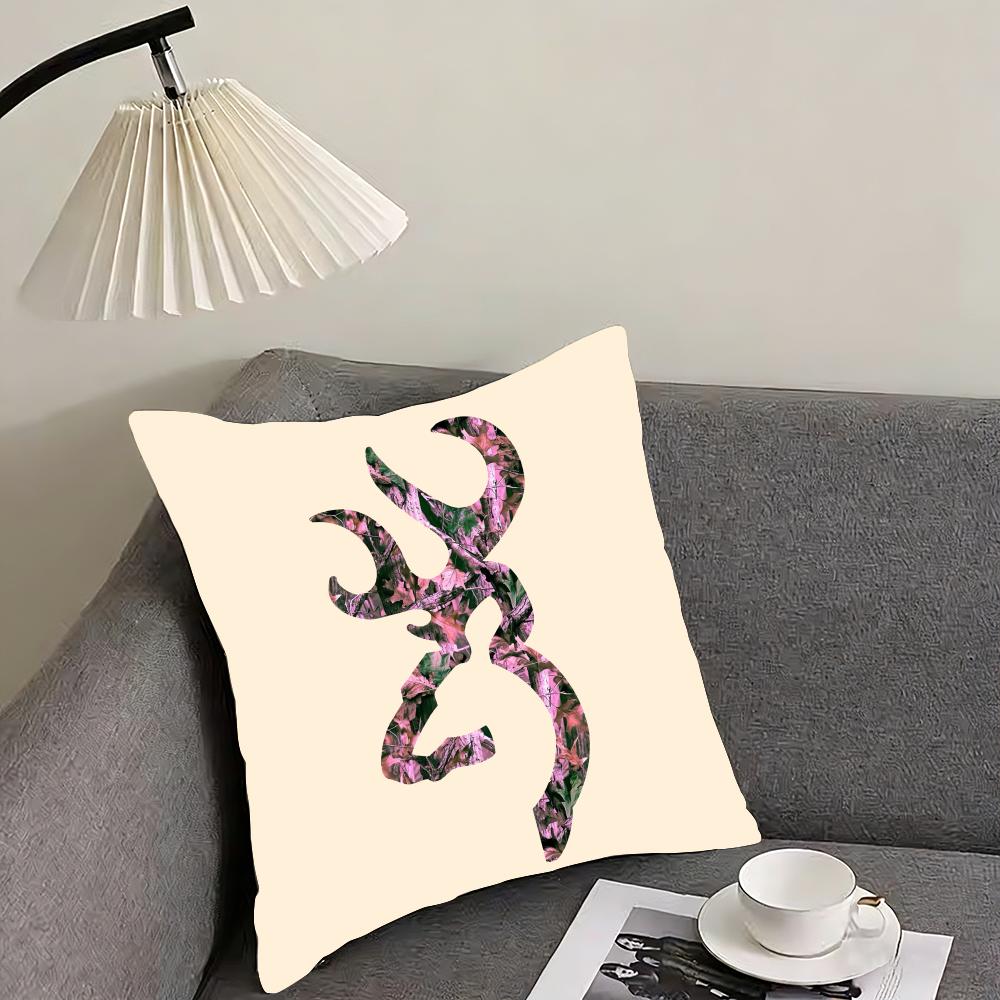 Cool BBrowningG Cushion Cover Pillowcase Ultra Soft Skin Friendly Fabric Cloud Like Comfort Concealed Zipper