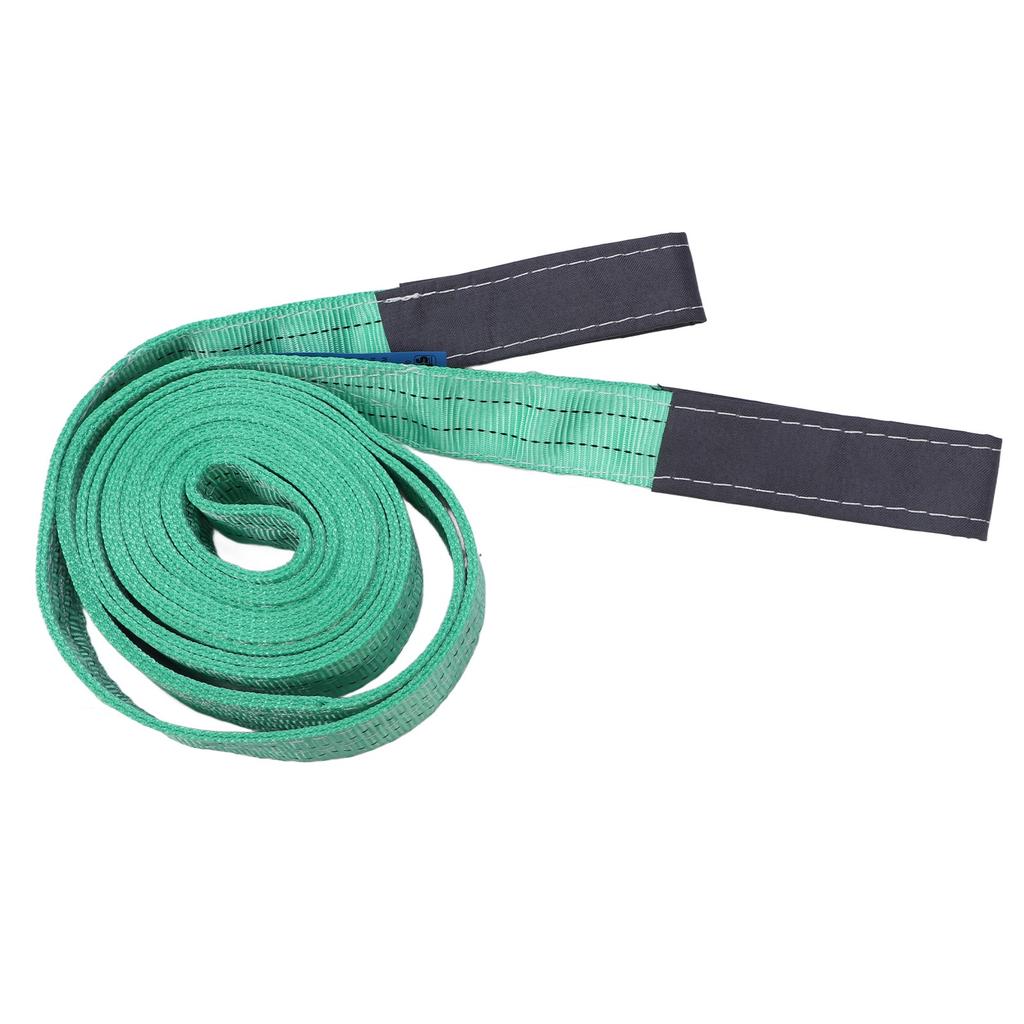 Lift Sling Strap 6M 2T Load Bearing Reinforced Loop Polyester High Strength Rigging Lifting Strap for Crane Hoist