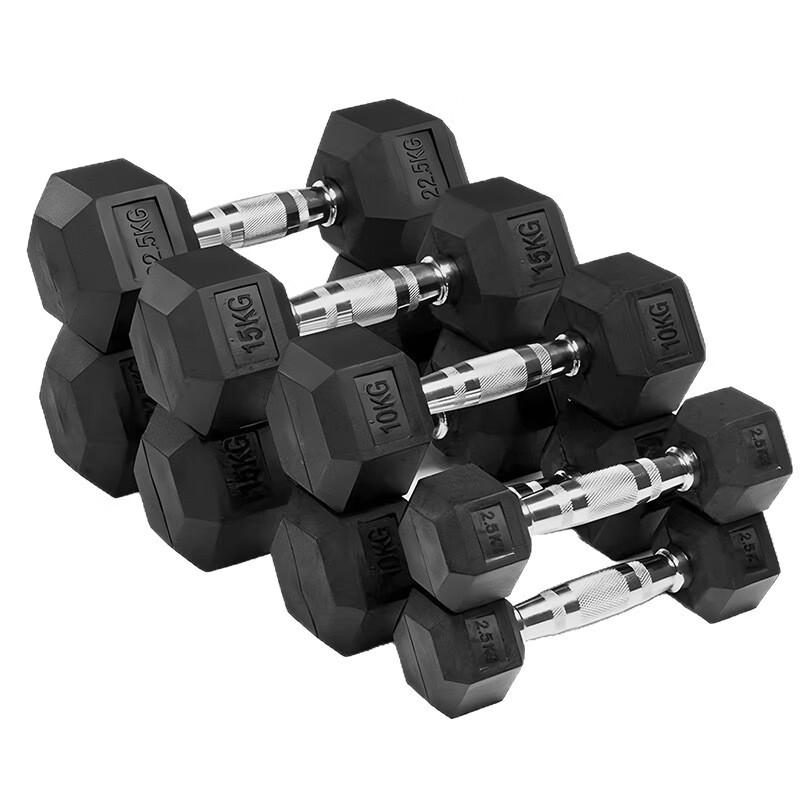 Pusihua Rubber Coated Hex Dumbbell