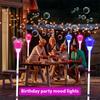 Automatic sunflower Bubble Gun Electric Street Lamp Soap Bubble Machine Maker Outdoor Games for for Wedding Birthday Party Toys