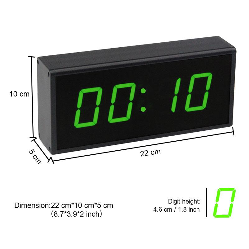 CHEETIE CP01B Electric Luminous LED Digital Wall Desk Clock Contemporary Design Plastic 4-Digit Hour Minute Display Elderly