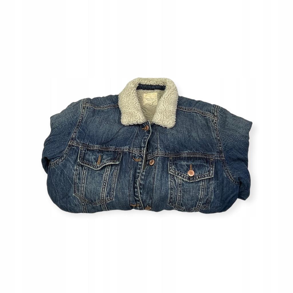 Утепленная джинсовая куртка женская American Eagle L - Б/У