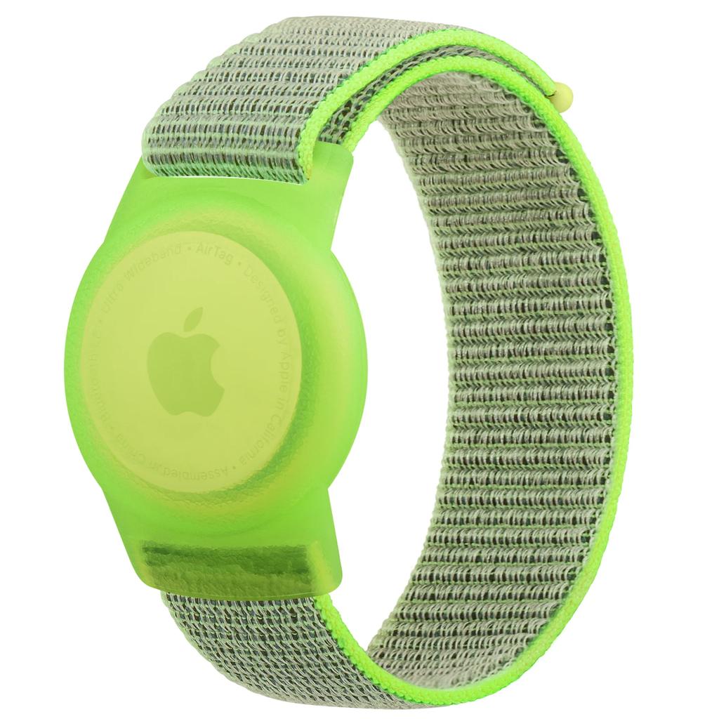 Case for Apple AirTags Kids Wristband Nylon Strap Anti-Scratch Cover for Airtag GPS Tracker Holder Watch Strap Bracelet Band