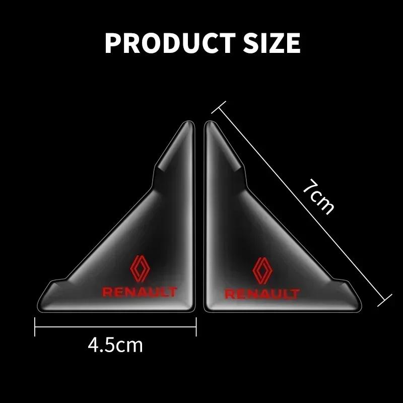 2/4pcs Car Door Anti-collision Anti-Scratch Cover Protector Transparent Sticker for Renault Sport Duster Megane 2 3 Accessories S555