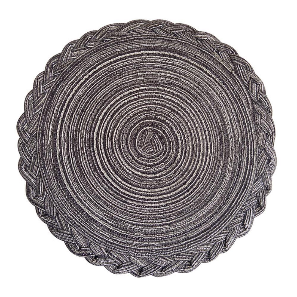 Нескользящие плетеные подставки круглые теплоизоляционные коврики украшение для дома плетеные подставки свадьба