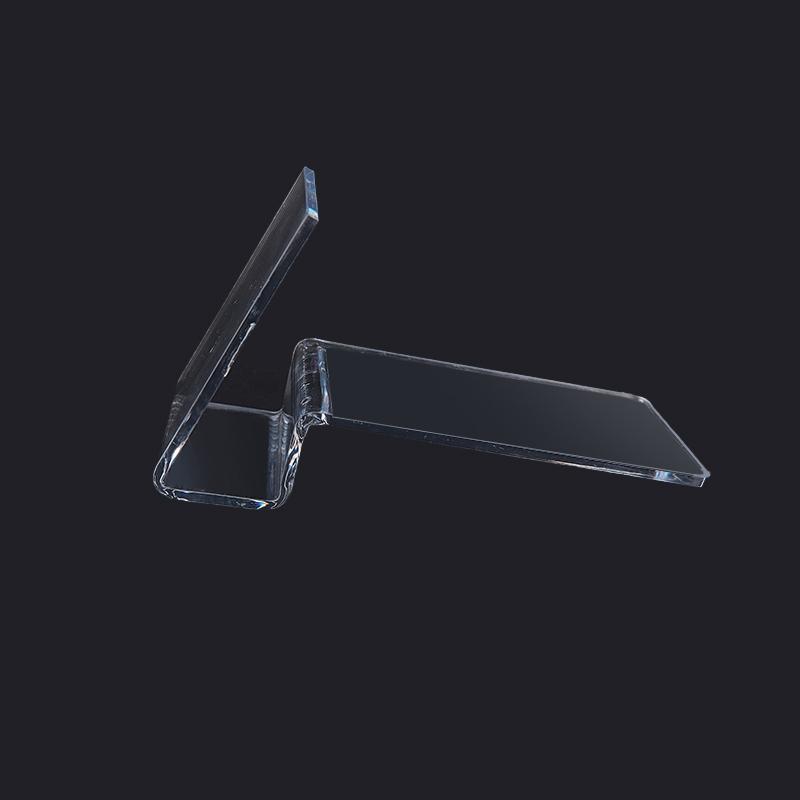 Clear Plastic Transparent Stand Shelf Window Counter Display Showcase