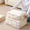 Visible Bed Sheet Storage Bag Folding Moving Packing Bag Quilts Storage Organizer  Wardrobe