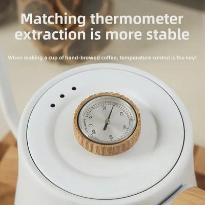 Электрический чайник для кофе с тонким горлом и датчиком температуры