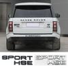 3D ABS Логотип Sport HSE Эмблема Буквы Багажник Автомобиля Discovery Sport HSE Наклейка Аксессуары