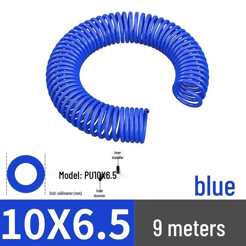 High-Pressure Retractable Air Hose with Quick Couplings