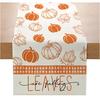 Pumpkin Print Decorative Tablecloth Table Flag Rectangular Living Room Dining Table Decoration Dirt Resistant Table Flag