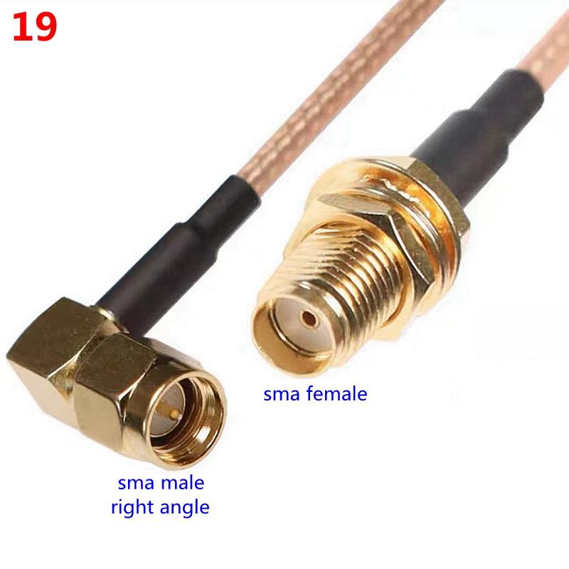 SMA Male to SMA Male Plug Jack RF Connector Pigtail Extension Cable RG316 Coax Jumper Cable Extension Coax Jumper Low Loss