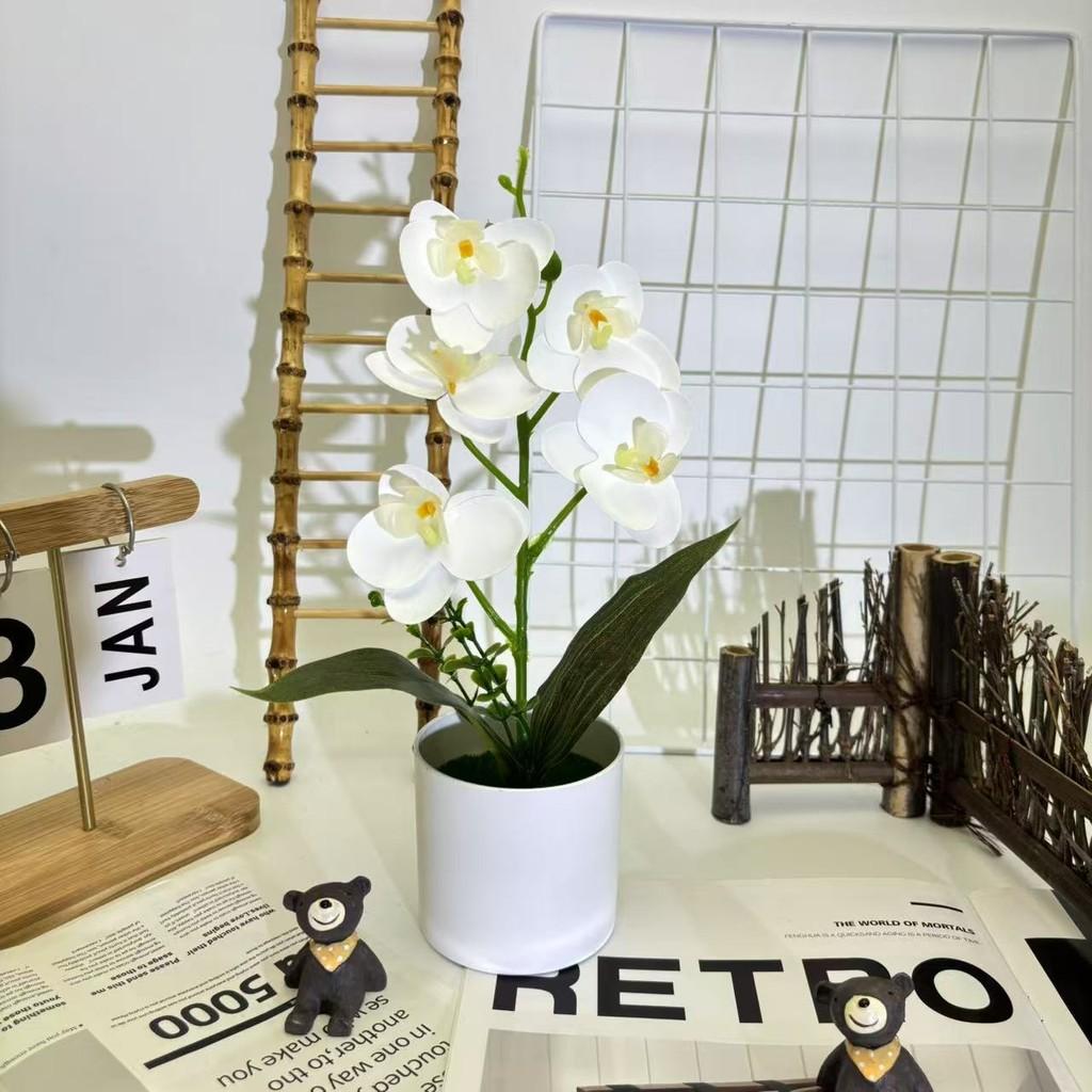 Artificial Orchid Butterfly Flower Bouquet For Home Decor And Event Arrangements