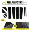10x Black Window Pillar Posts Door Trim Piano Cover For Mazda 3 Axela 2014-18 EA