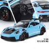 1:24 911 GT3 RS 992 Alloy Track Racing Car Model Diecasts Metal Performance Sports Car Vehicles Model High Simulation Collection