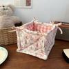 Square Storage Box Bear Pattern Organizer Box New Desktop Storage Basket  Home Decoration