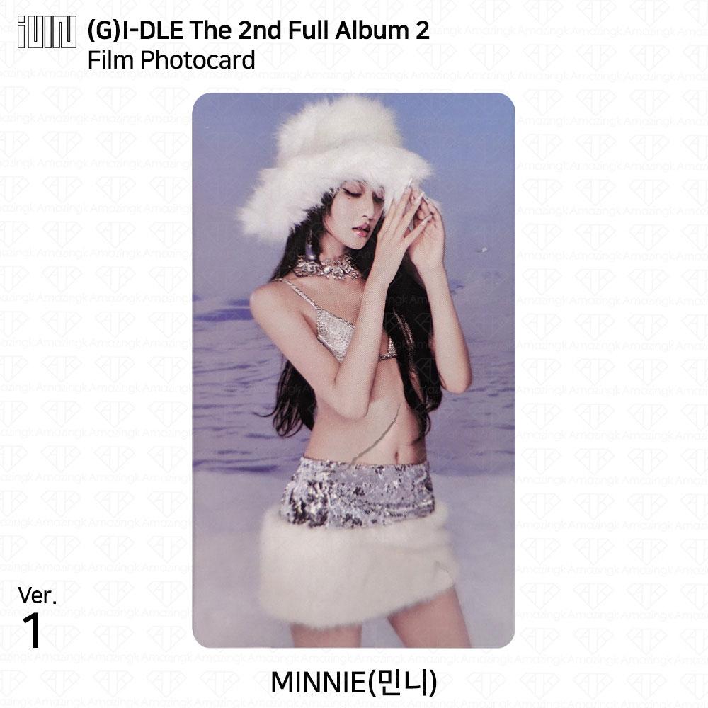 (G)I-DLE G-idle второй полный альбом 2 две фотокарточки мини-плакат открытка KPOP