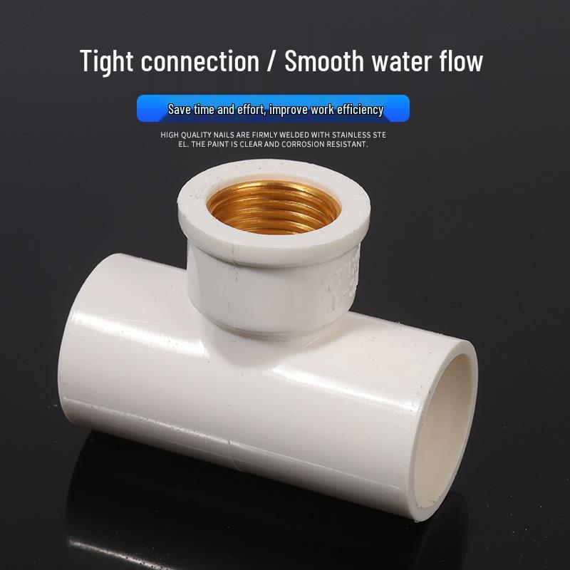 Copper Male Thread Elbow and Tee PVC Water Supply Fittings