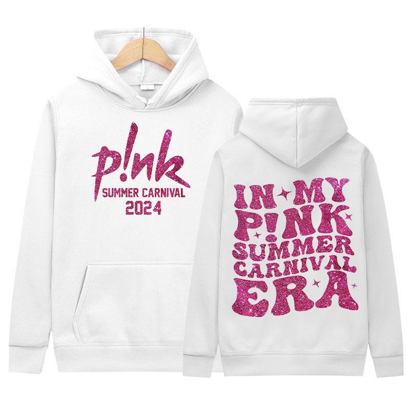 П!Худи nk Pink Singer Summer Carnival 2024 Tour для мужчин и женщин, модная высококачественная одежда, толстовка в стиле Y2k, винтажная, большого размера.