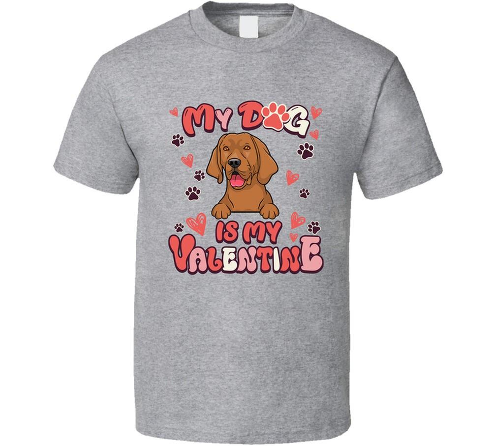 Coonhound My Dog Is My Valentine Funny T Shirt