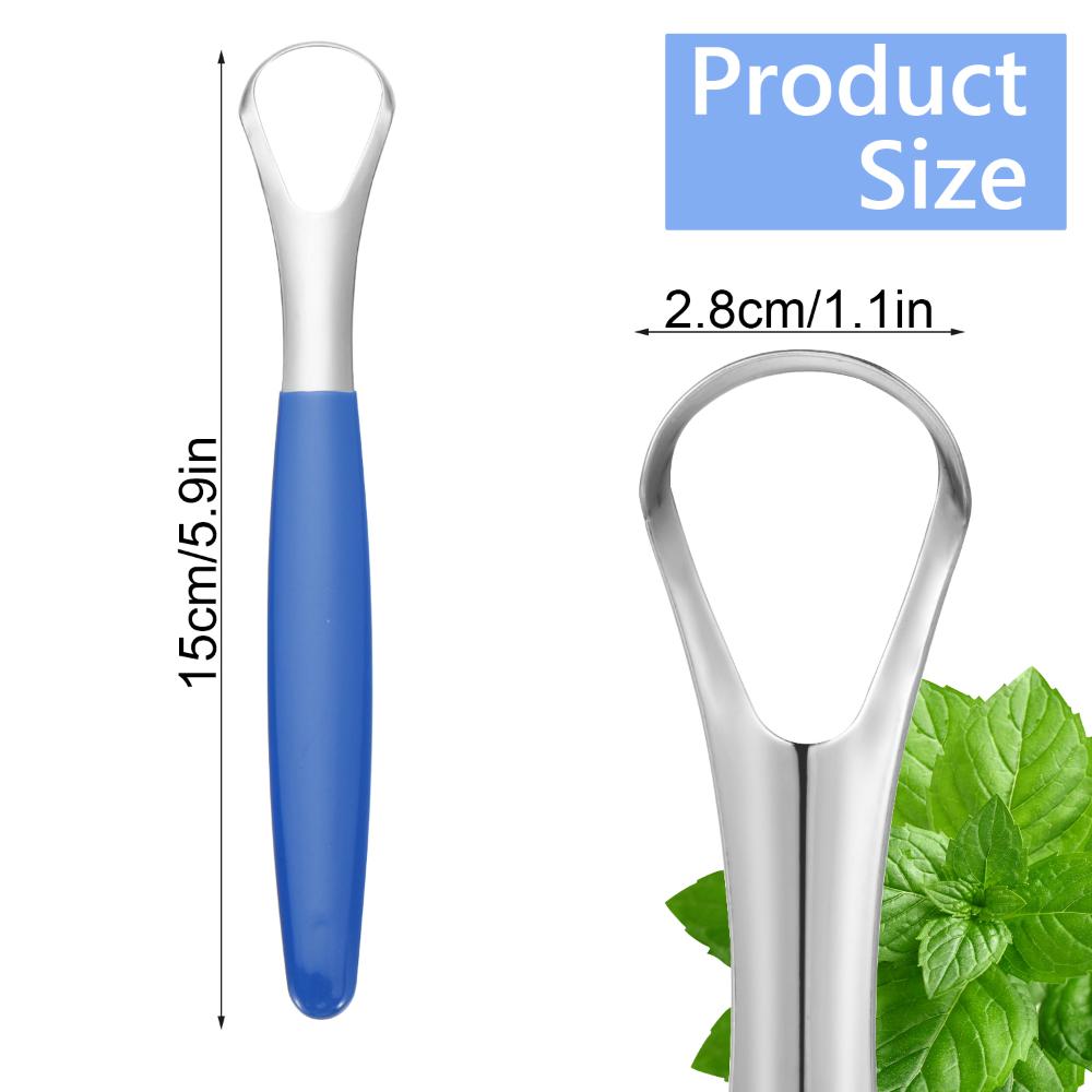 Здоровье взрослых Освежитель дыхания Очиститель языка Нержавеющая сталь Уход за полостью рта Скребок для языка