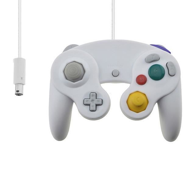 Проводной контроллер для GameCube и Wii — белый — M4